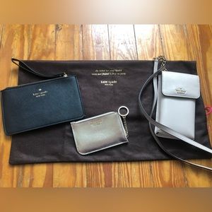 Kate spade lot- wristlet, wallet, phone crossbody